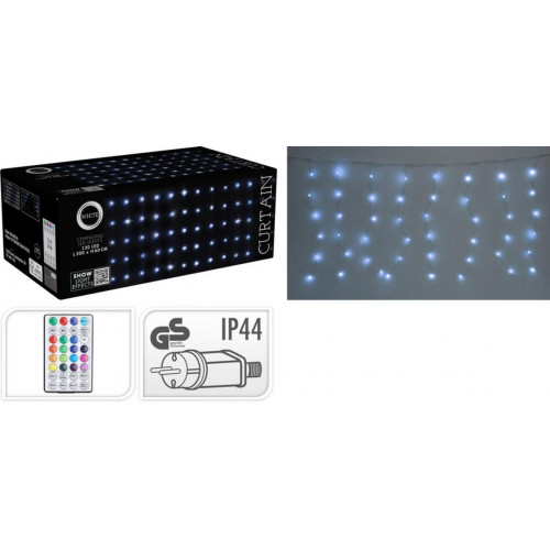 Cortina de Luces 120 LED Blancas
