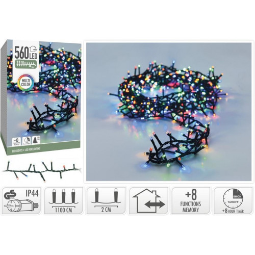Micro Luces 560 LED 11 Metros Luz Cálida