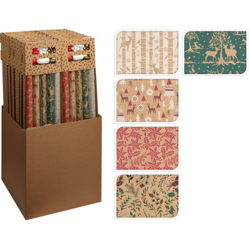 Set de Papel de Regalo 11 Piezas Noel