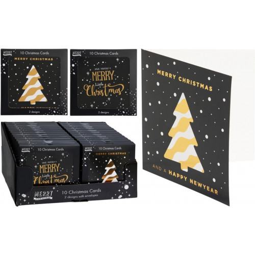 Tarjeta de Navidad 14x14 cm Surtidas...