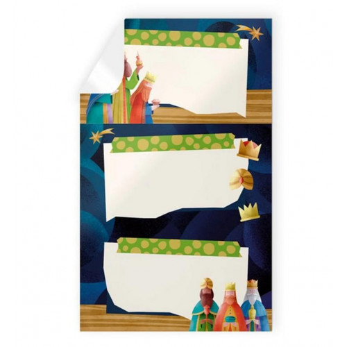 Blíster de 9 Stickers de Navidad con...
