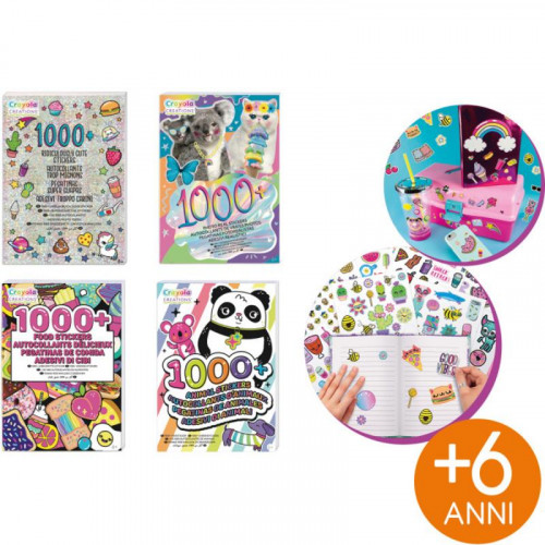 Libros con 1000 Pegatinas Surtidos 4...
