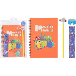 Set de Papelería Monstruos