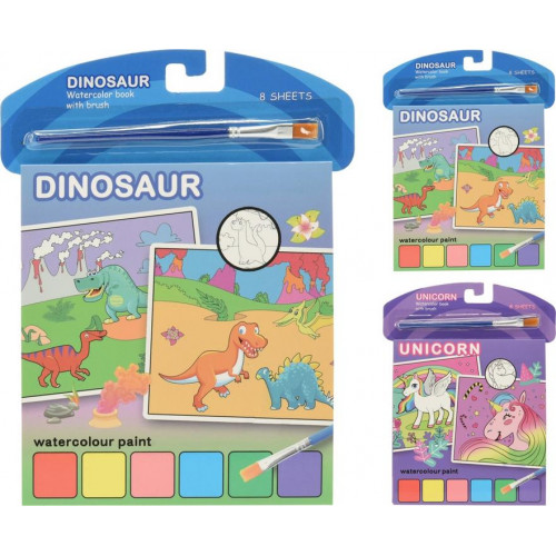 Libro para Pintar con Acuarelas