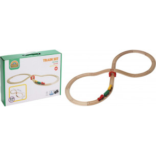 Tren de Madera con 20 Piezas