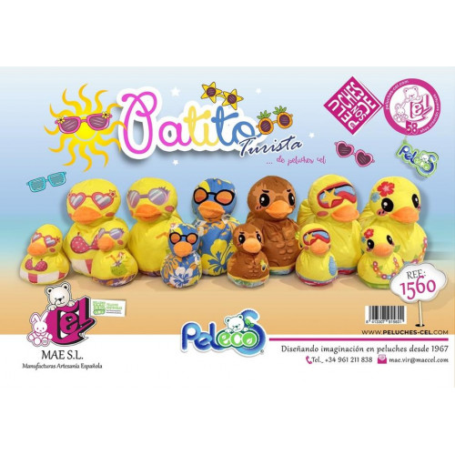 Patitos Surtidos de 10 cm 6 Unidades