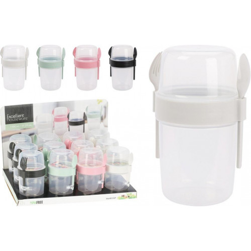 Bol de Ensalada con Cubiertos 1100 ml