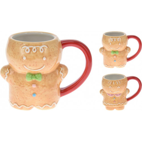 Taza Gingerbread Brown de 10 cm