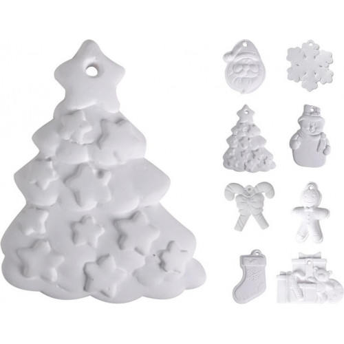 Set de 2 Figuras Navideñas