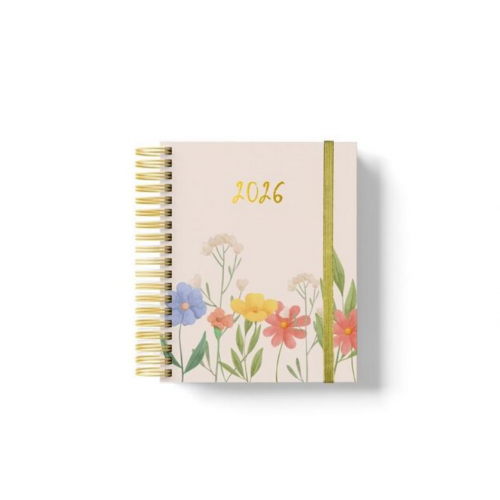 Agenda Anual 2026 Flowers