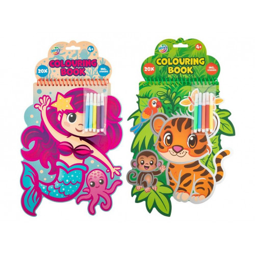 Libro para Colorear Forma de Animales...