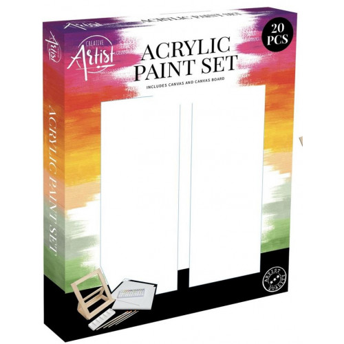 Set de Pintura Acrílica de 20 Piezas