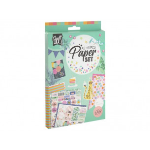 Set de Papel A5 de 61 Piezas