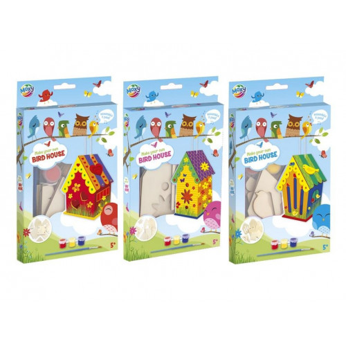 Casita de Pájaros de Madera para...