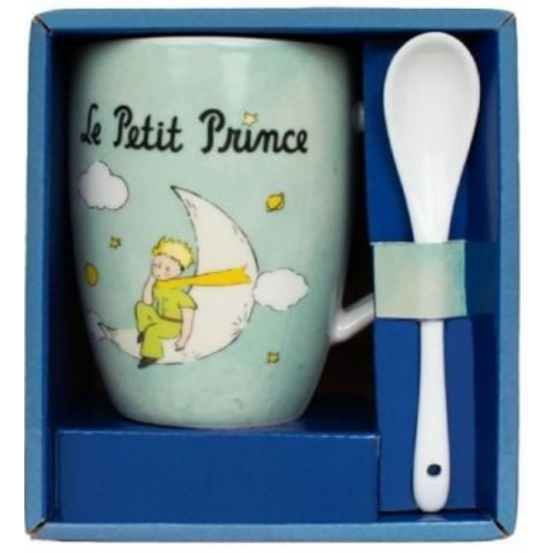 Taza con Cuchara Principito en la Luna