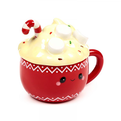 Taza de Cerámica con Tapa Foodiemals...
