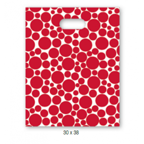 Bolsa con Asa de Burbujas 30x38 cm Roja