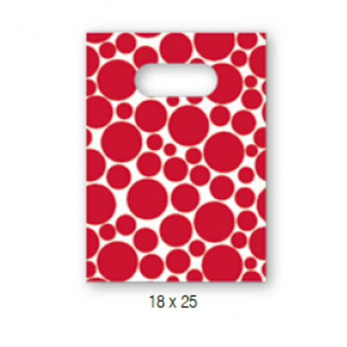 Bolsa con Asa de Burbujas 18x25 cm Roja
