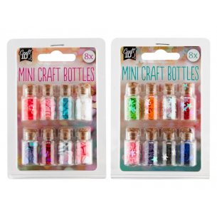 Mini Botellas Craft 8 Unidades