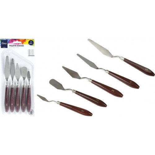 Set de 5 Paletas de Pintura