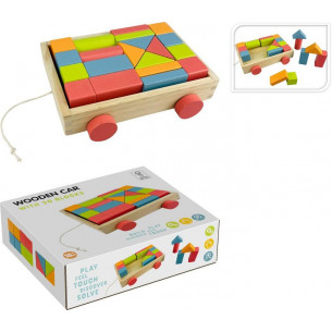 Coche de Madera con Bloques