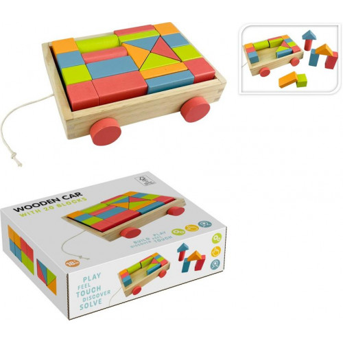 Coche de Madera con Bloques