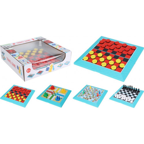 Set de Juegos de Viaje 4 en 1