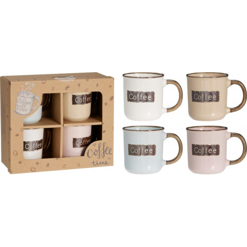 Set de 4 Tazas Coffee 200 ml