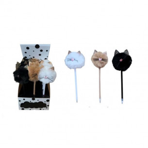 Bolígrafo con Pompon Cats 6554