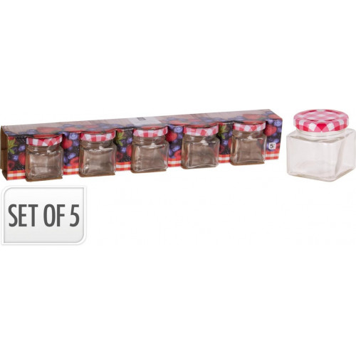 Set de 5 tarros de cocina con diseño...