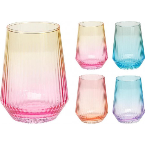 Vaso Tornasolado 400 ml 4 Modelos