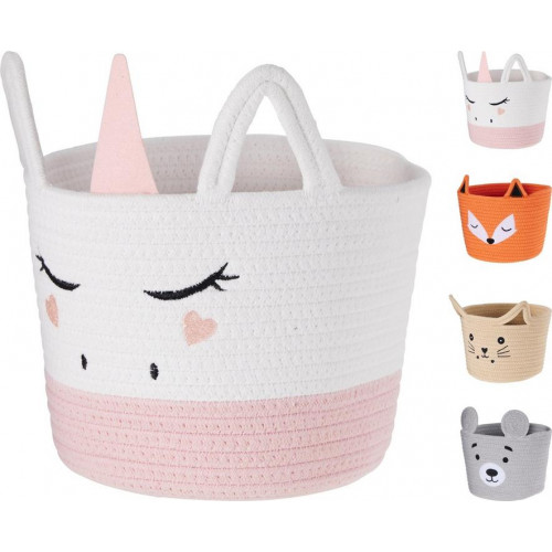 Cesta de Algodón para Niños 25x18 cm