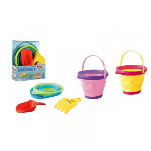 Cubo Plegable con Rastrillo y Pala 5765