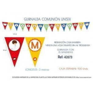 Guirnalda Comunión Unisex...
