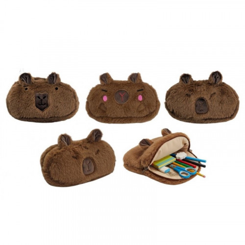 Neceser con Cara de Peluche Capibara
