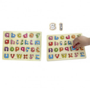 Encaje de Madera con Letras...