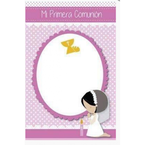 Estampas Primera Comunión Niña 41645