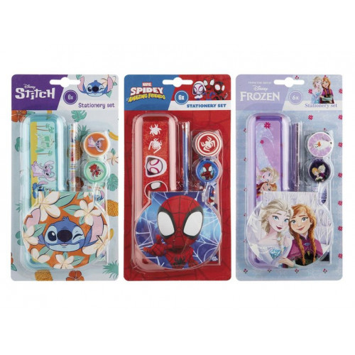 Set Escolar de 6 Piezas de Licencias