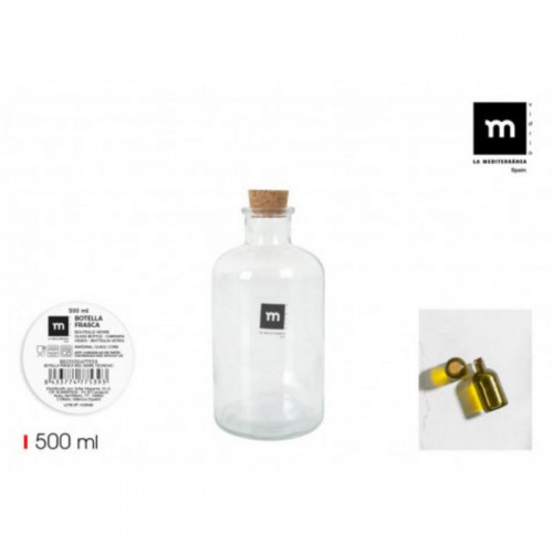Botella Frasca 500ml con Tapón de...