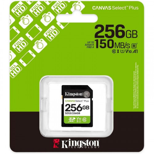 Memoria SDXC 256GB Kingston 150MB/s...