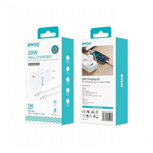 Cargador Rápido BWOO 20W...