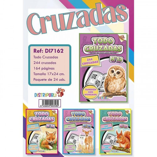 Libro de Pasatiempos de Crucigramas...