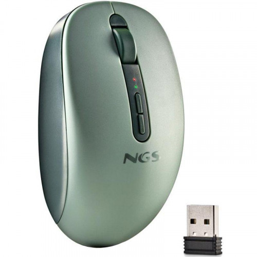 Ratón NGS Ergonómico Fog RF BT Verde...
