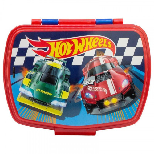 Sandwichera Rectangular Hot Wheels
