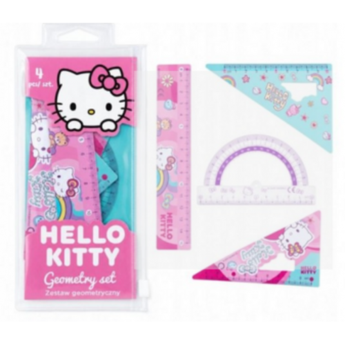 Set de Geometría Hello Kitty