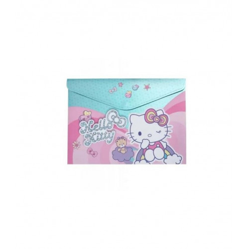 Sobre con Broche A4 Hello Kitty Stickers