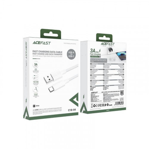 Cable USB-A a USB-C Acefast C18-04...