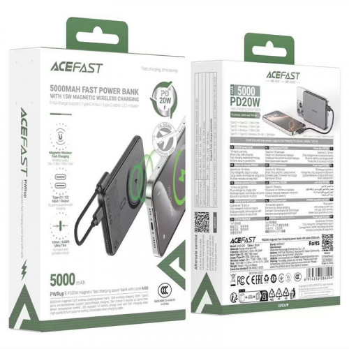 Acefast M30 Powerbank Magnético...