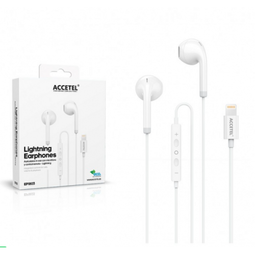 Auriculares Accetel Lighting con...
