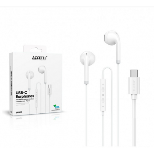 Auriculares Accetel USB-C con...